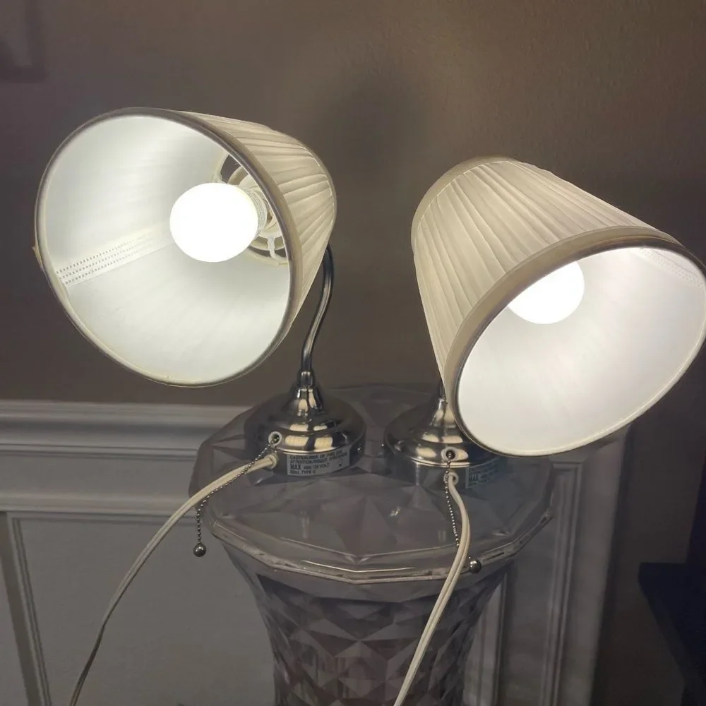 Set of 2 Arstid IKEA Pull String Wall Lamps